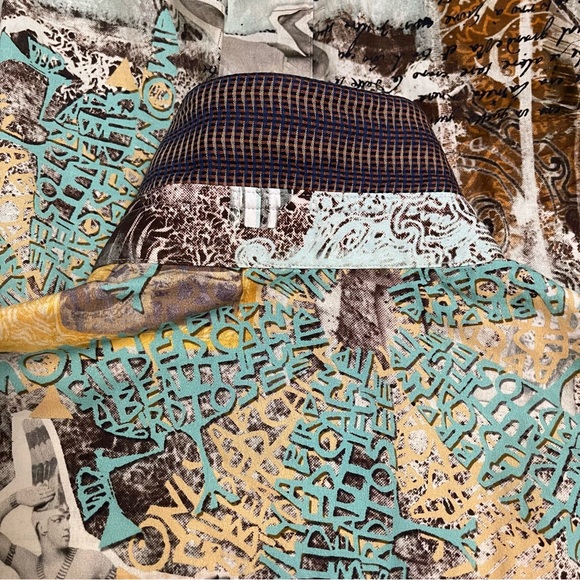 Robert Graham Graffiti Collage Shirt Flip Cuff - Picture 3 of 15